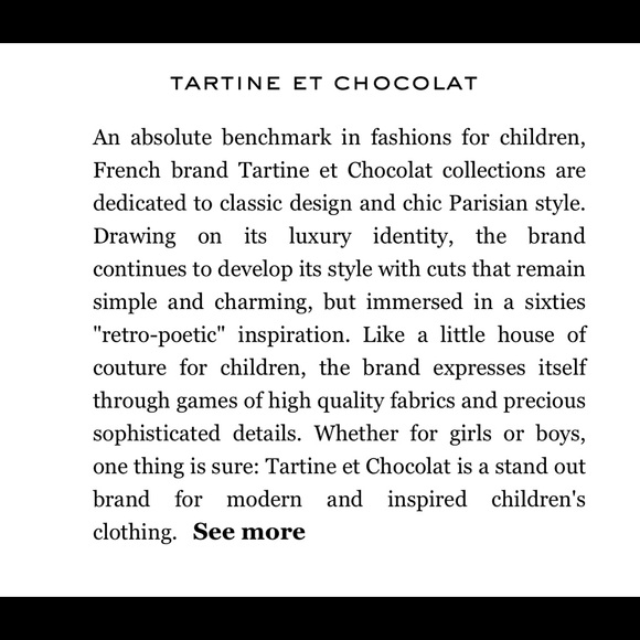 Tart in et chocolat bib brand new - Picture 5 of 6